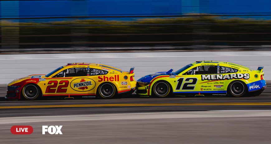 The Daytona 500 will be broadcast on FOX.