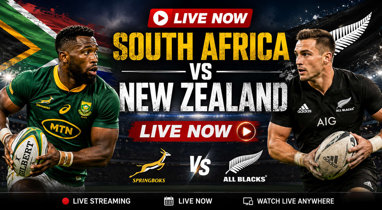SOUTH AFRICA vs NEW ZEALAND — LIVE NOW!
